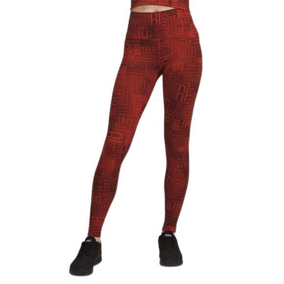 NWT | Lululemon Wunder Train Leggings in Red Ombré Size 0 - Picture 1 of 10